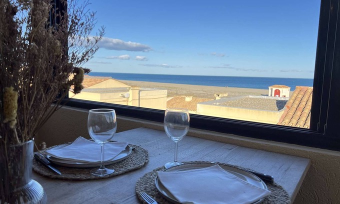 Port Leucate Villa | Villa T3 renovada, 4 pers, frente al mar, aire acondicionado, WiFi, Port Leucate