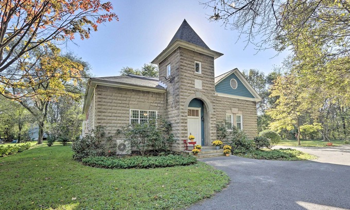 Kearneysville Casa | Renovated WV Schoolhouse: History Buff’s Heaven!
