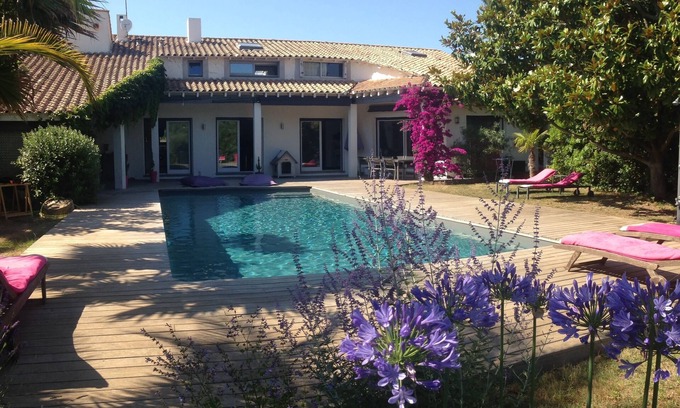 La Grande-Motte Villa | alquileres Villa moderna de 300 m2. Gran piscina climatizada UV Jardín 1200m2