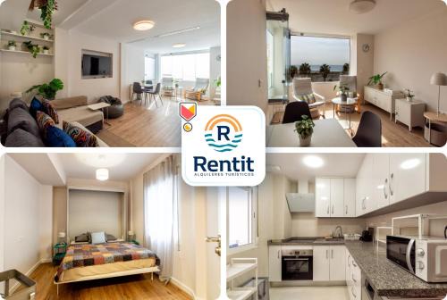 Playa Granada Apartamento | RentitSpain Mar Azul Moderno Apartamento y Vista al Mar