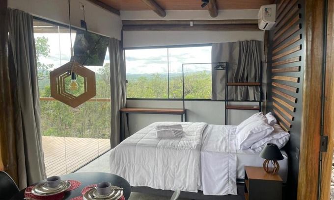Alto Paraiso de Goias Cabina | Reserva mirante chalé Quartzo