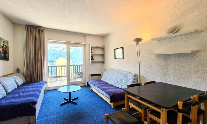 Flaine Apartamento | Residence Andromede - Studio for 4 People
