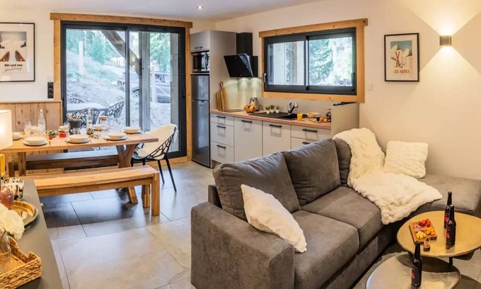 Les Orres Chalet De Esquí | Residence Domaine Du Loup Blanc - Luxury apartment for 8 people