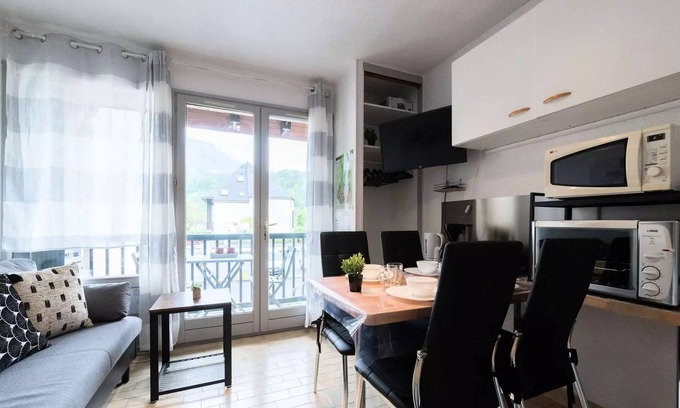 Vielle-Aure Apartamento | Residence Hameau Du Soleil - Rental Studio Vielle Aure Near cable car