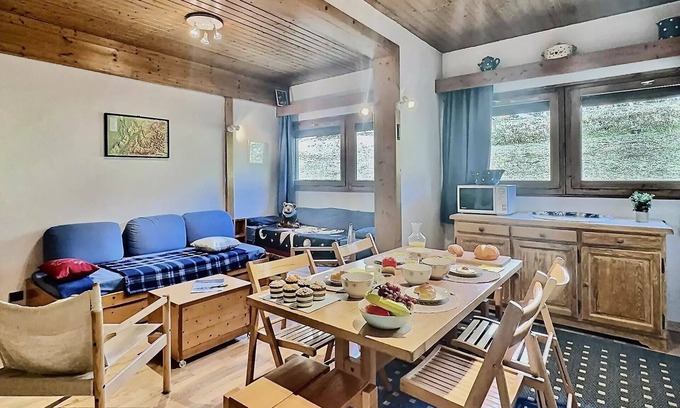 Val-d'Isere Apartamento | Residence Hameaux De Val - Large T3 with two bathrooms in a quiet residence close to all amenities