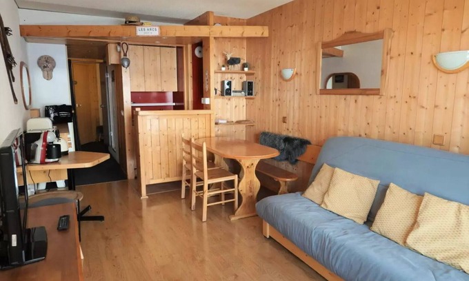 Arc-2000 Apartamento | Residence Hotel Aiguille Rouge - Studio for 4 people in Arc 2000 ski to the feet, in the center of the resort, near shops, bowling and ice rink