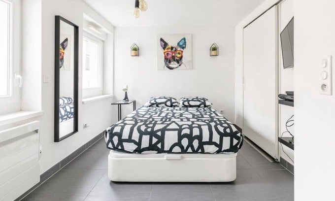 Poincare Apartamento | Residence le Premium, Hyper Centre, Studio Tout Équipé