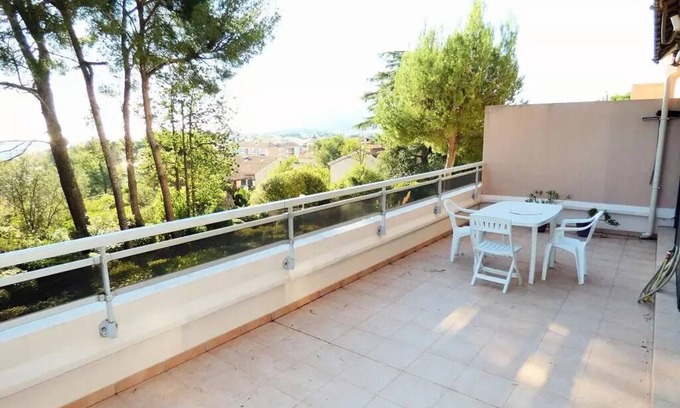 Tamaris Apartamento | Residence Les Jardins De Sand - Large terrace of 30 m2 with sea view! Private parking.