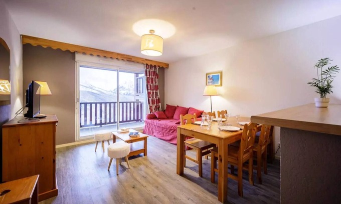 Germ Apartamento | Residence Les Hauts De Peyragudes - Peyragudes Apartment for 8 people Free WiFi