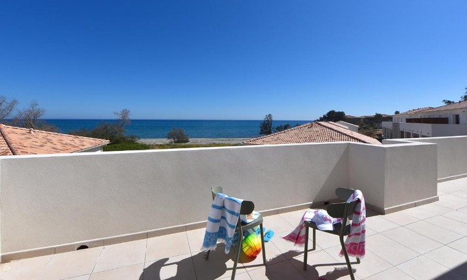 Bravone Apartamento | Residence Marina di Bravone - appartement 6 personnes (5 adultes max.) Vue Mer 1er etage N14