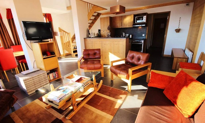 Arc-1600 Apartamento | Résidence Roc Belleface C - Piso de 4 habitaciones para 10 personas