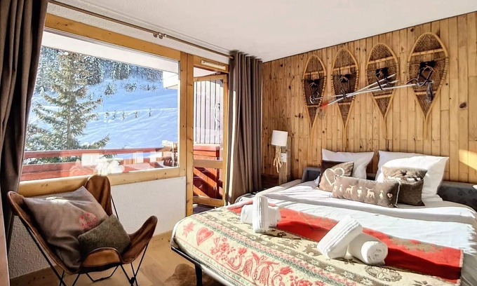 Meribel-Mottaret Apartamento | Residence Saulire B - Cozy and renovated apt on the slopes of Mottaret
