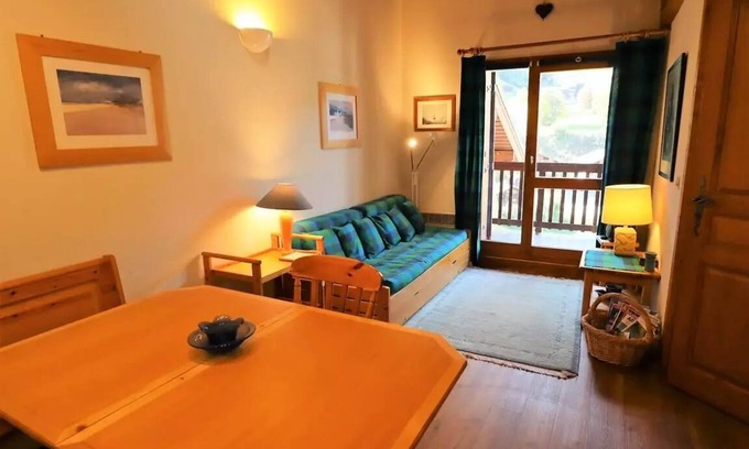 Areches Apartamento | Residence Val Blanc 1 - Cosy and spacious duplex for 4 to 5 people in the centre of Arêches-Beaufort
