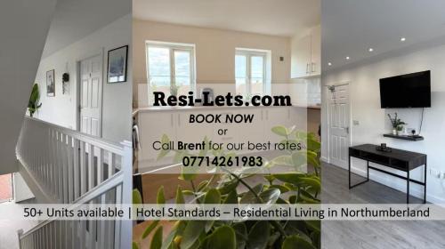 Blyth Casa | ResiLets - Berwick House - Large 4 Bed Townhouse - Contractor stays