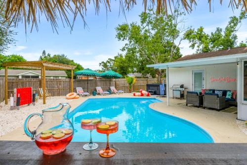 Largo Casa | Resort Style Backyard Tiki Bar Pool Hot Tub