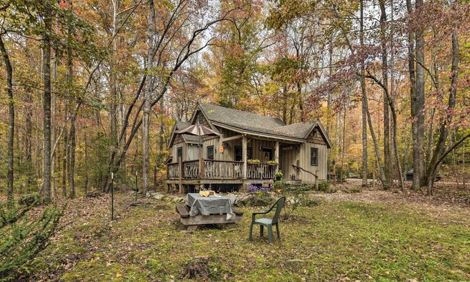 Cleveland Cabina | ¡NUEVO! Cozy Creekside Cabin por Table Rock State Park