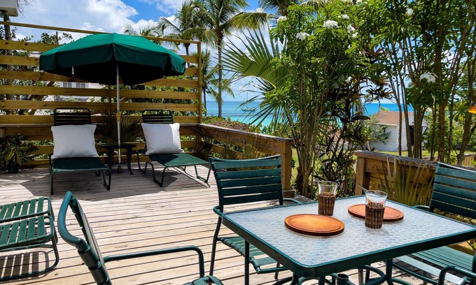 Governor's Harbour Casa | Restored Historic Cottage on Harbor, Sunset Views, Walk to Town and Beach