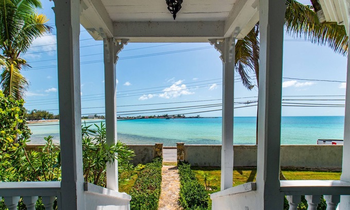 Governor's Harbour Casa | Restored Historic Waterfront Captains Estate, Sunset Views, Walk to Beach