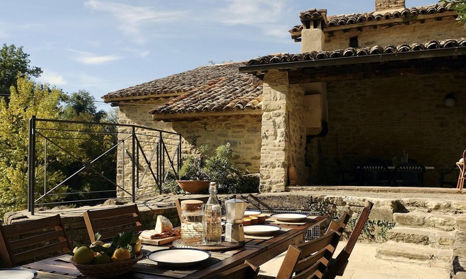 San Giustino Casa | Restored Watermill with Rock Pool and Waterfall
