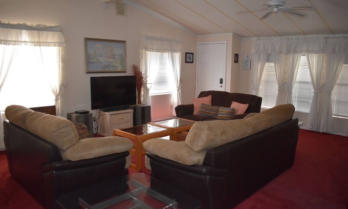 Holiday Shores Casa | Retro Charm Meets Home Comfort- 2BR/2BA Rivered Desert Retreat with Boat Parking
