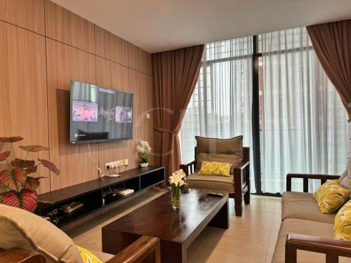 Kampung Stampin Apartamento | Rex apartment Kuching 3 pax