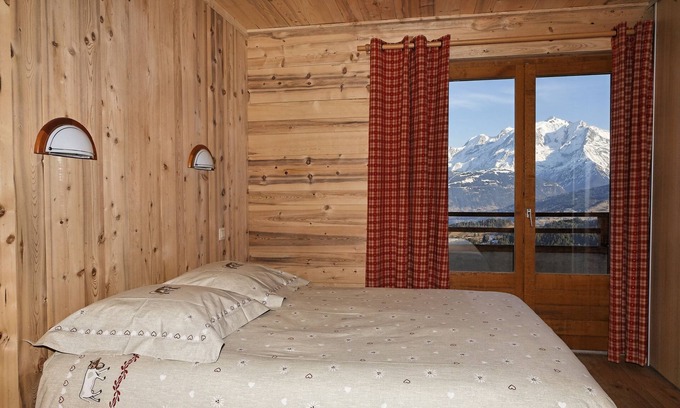 Cordon Chalet De Esquí | 3 * nivel de jardín "les Fiz", frente a la gama Mont Blanc, de 1 a 5 personas.