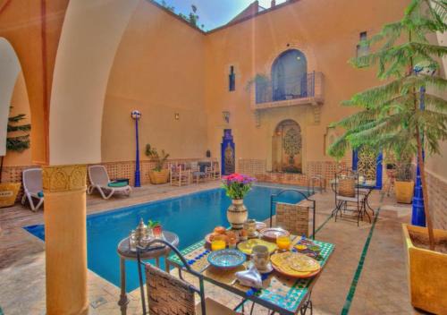 Marrakech Cama Y Desayuno | Riad la villa bleue & SPA