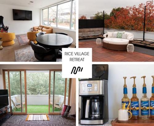 Greenway Plaza-Upper Kirby Casa | Rice Village Retreat - Rooftop deck - Sleeps 12
