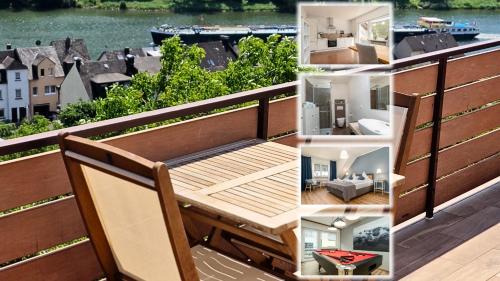 Klotten Apartamento | Riesling Appartement for 2 - 4 People - Billiards - Balcony with Mosel View - Parking - Wine Barrel Bar - Fully Equipped Kitchen - Netflix - WaipuTV - 3 km from Cochem