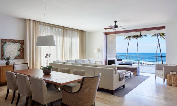 Dorado Pueblo Condominio | Ritz Carlton Reserve 3BD Residence with Balcony, Beachfront