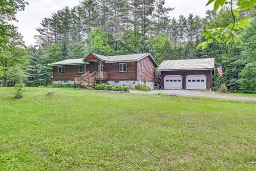Schroon Lake Casa | River Access On-Site Schroon Lake Gem on 21 Acres