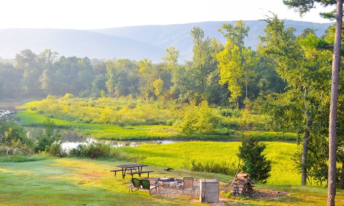 Nashoba Cabina | River Bird Lodging ❤️ Pescado y kayak justo en el río