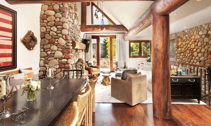 Aspen Chalet De Esquí | River Rock - Private rooftop with plunge pool and hot tub