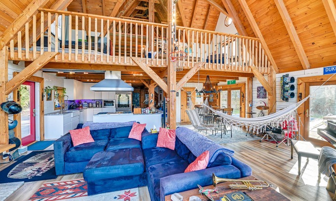 Newtonville Cabina | Riverfront A-Frame Cabin in Troy w/ Pool & Dock!