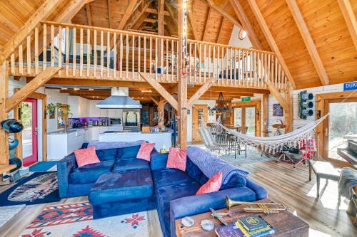 Newtonville Casa | Riverfront A-Frame Cabin in Troy with Pool and Dock!
