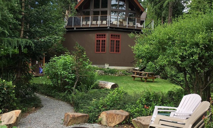 Gold Bar Chalet De Esquí | Impresionante Riverfront Lodge con vista a la montaña cerca de Stevens Pass