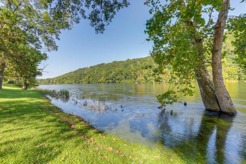 Cotter Casa | Riverfront Home with Porches and Views in Cotter!