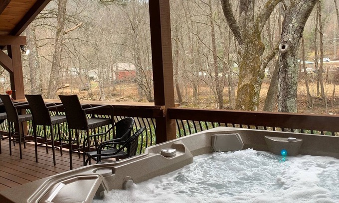 Mill Ridge Casa | Riverfront, Hot tub, community pool, fully renovated with large covered deck!