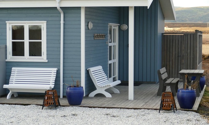 Selfoss Casa | Frente al río romántico Asgardur vacaciones casa de confort