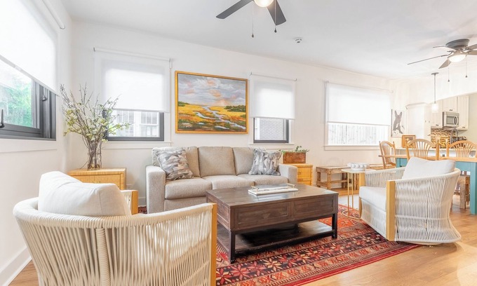 East Hill Casa | Riverside Bungalow - Private Pool Near Five Points!