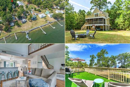 Coles Point Chalet De Esquí | Riverside Dreams -golfcart-views-screened porch