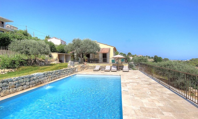Vallauris Casa | Riviera Casa Provenzal Lleno de encanto con piscina climatizada