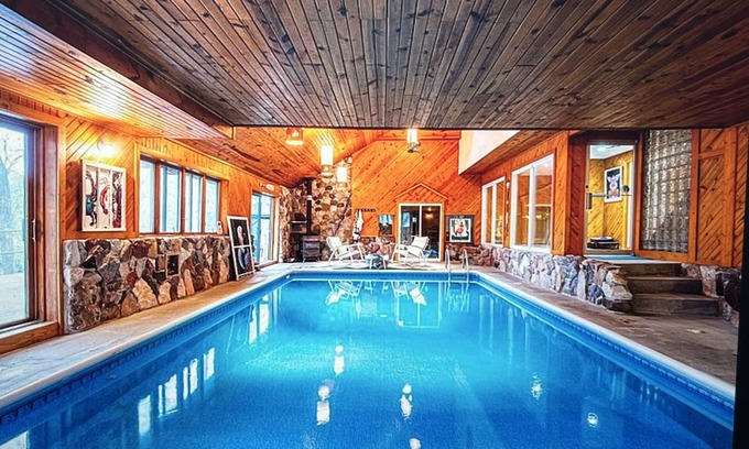 Plymouth Casa | Road America Adjacent Lake House with indoor pool