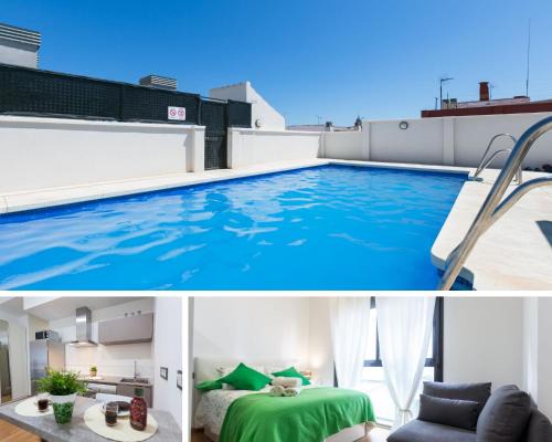 La Merced Apartamento | Romántico Estudio con Piscina