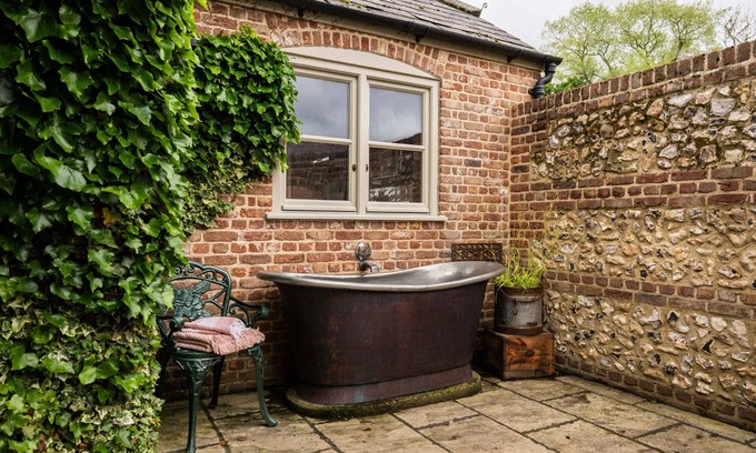 Tarrant Launceston Cabaña | Romántico para dos personas con piscina cubierta y sauna en Dorset