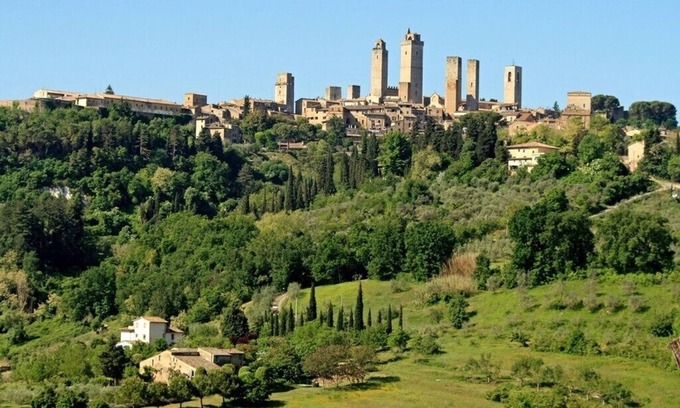 San Gimignano Cabaña | Romántica casa de campo con impresionantes vistas sobre San Gimignano Ideal para parejas y familias