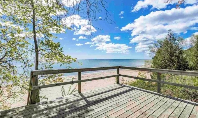 Forestville Casa | Romantic Escape to our Lake House nestled on a Private, Sandy, Lake Huron Beach