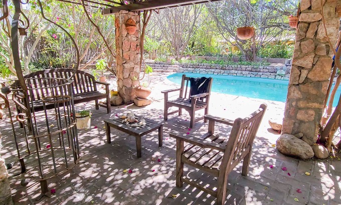 Álamos Casa | Romantic Hacienda with Pool and Huge Lush Garden!