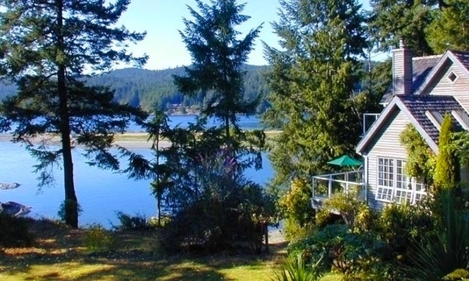 Pender Island Cabaña | Romántica cabaña de lujo frente al mar