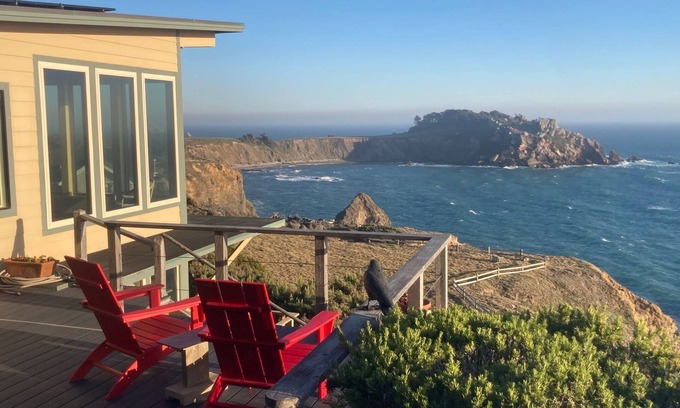 Gualala Casa | Dramático, romántico Casa frente al mar con 180 grados con vista al mar